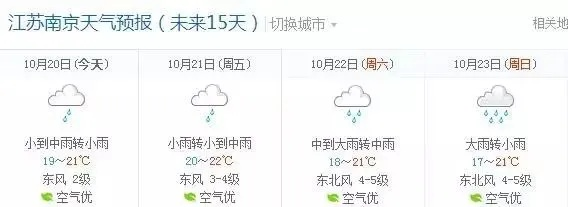 天气预报南京（天气预报南京栖霞区）